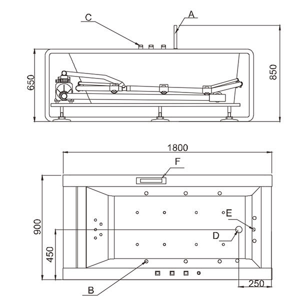 Bồn tắm massage EAGO AM151L