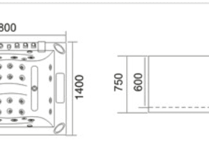 Bồn tắm massage TDO T-2029 (Ngọc trai)