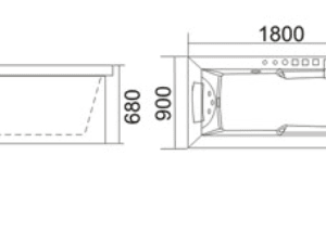 Bồn tắm massage TDO T-2034 ( Ngọc trai )