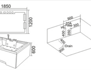 Bồn tắm massage TDO T-3001A