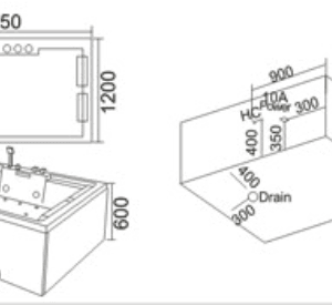 Bồn tắm massage TDO T-3001B