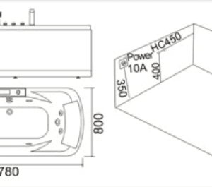 Bồn tắm massage TDO T-3004B