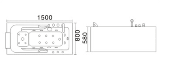 Bồn tắm massage TDO T-3005A