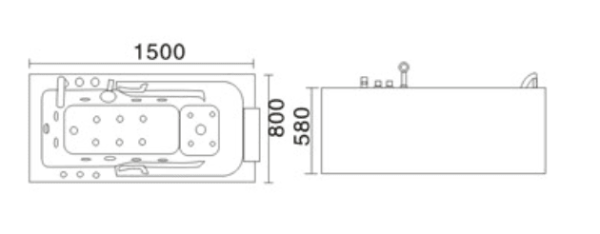 Bồn tắm massage TDO T-3005B