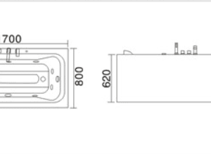 Bồn tắm massage TDO T-3015A