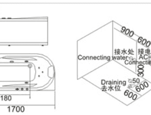 Bồn tắm massage TDO T-3016