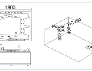 Bồn tắm góc massage TDO T-3028