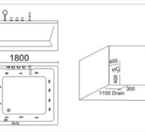 Bồn tắm massage TDO T-3046