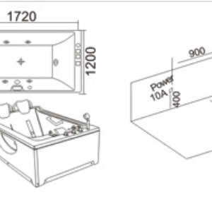 Bồn tắm massage TDO T-3047