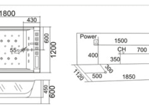 Bồn tắm massage TDO T-3056