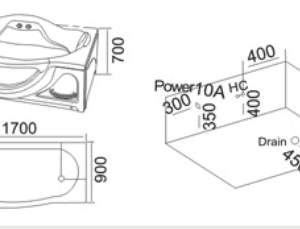 Bồn tắm massage TDO T-3059