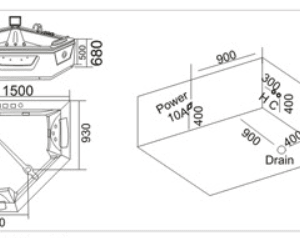 Bồn tắm góc massage TDO T-3065