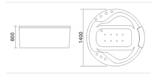 Bồn tắm TDO T-5033