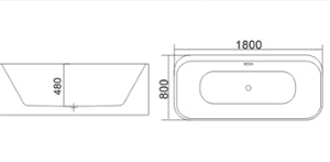 Bồn tắm TDO T-5034