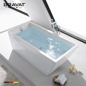 Bồn tắm massage Bravat GT1003W-3 (sục khí) 1.8 m