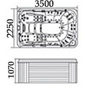 Bồn tắm massage TDO-720