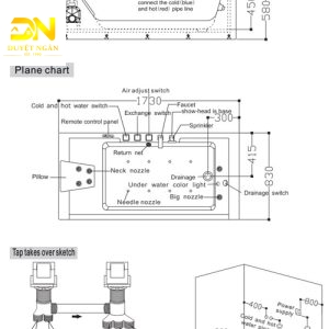 Bồn tắm massage Euroking EU 209