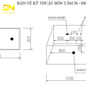 Bồn tắm massage Govern JS-8092 (có sục khí)